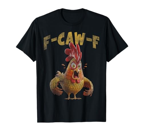 Image of f-caw-f Funny Cow Chicken Vintage Style Version T-Shirt