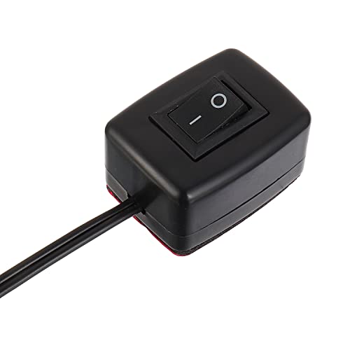 Eplzon Car Rocker Switch 12V On/Off Double-Sided Adhesive Installation Surface Mount Button Switch For Automotive Lighting Power Switches Led Light Strip Fog Lamp Daytime Running Light(2Pcs) #TOP24