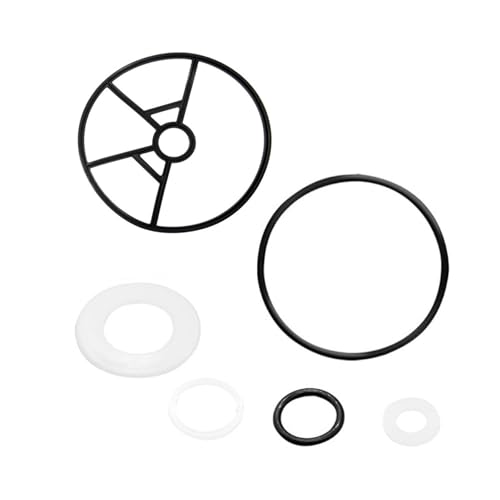 VIVIWI 6 válvulas de filtro de piscina de repuesto, construcción de goma de alta compatibilidad, instalación rápida para múltiples sistemas