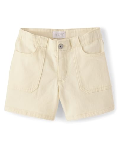 Image of The Children's Place Girls Denim Shortie Shorts