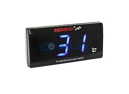 KOSO スーパースリムスタイル温度計 ブルー [並行輸入品]