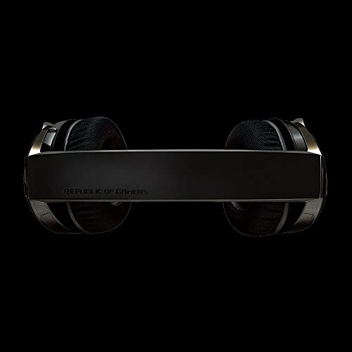 Asus ROG Strix Fusion 500 - Auriculares gaming con iluminación RGB sincronizable entre auriculares que puedes controlar desde la app, DAC ESS de alta fidelidad, amplificador y sonido 7.1 virtual