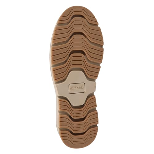 Image of DOCKERS Mens Davis Rugged Casual Tumbled Leather Moc-Toe Boots