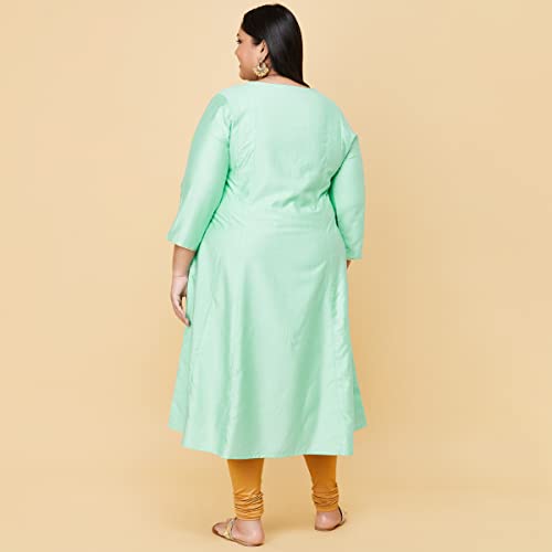 Image of Max Plus Size Women Textured A-Line Kurta