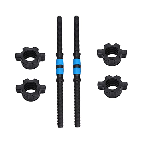 Kisangel 1 Juego Barra Con Mancuernas Equipo Agarre Barras Con Mancuernas Empuñaduras Para Levantamiento Gimnasia Mudo Peso De La Mano Con Mancuernas De Entrenamiento Blue Tubo De Acero