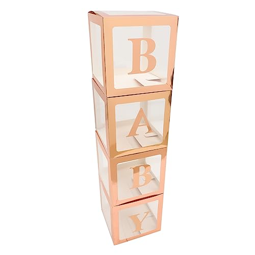 Boîte à ballons premium réutilisable avec lettres pour décoration de fête durable