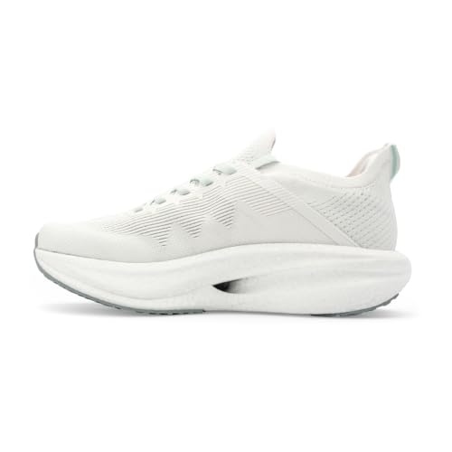 Image of Red Tape Women's Sport Shoes White Knitted Round Toe Lace-Up