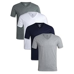 Mood Indigo/Lead/Grey Heather/White- Vneck