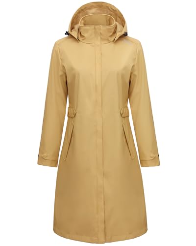 rhythm of the rain Regenmantel Damen Wasserdicht Regenjacke Atmungsaktiv...