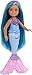 Barbie Chelsea Mermaid Small Doll (6-Inch) with Blue Hair Wearing Removable Crown Accessory
