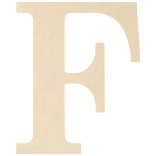 Image of MPI MDF Classic Font Wood Letters and Numbers, 9.5-Inch, Letter F