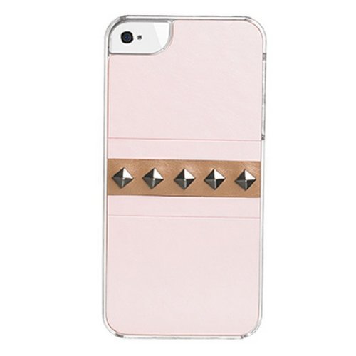 Celly Glamme Cover Borchiata per iPhone 4/4S, Rosa...