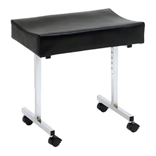 DAYS Adjustable Footstool – Supportive Foots tool with Castors, Height Adjustable Foot Rest Under Desk, Ergonomic Footrest for Living Room & Office, Comfortable & Stable Leg Support for Elderly