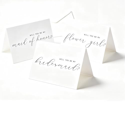 CDXHOME 14 Pack Bridesmaid Proposal Card Set – Will...