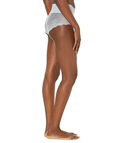 Image of SPANX Shapewear For Women Undie-Tectable Lace Hi-Hipster Panty Antique Blue MD