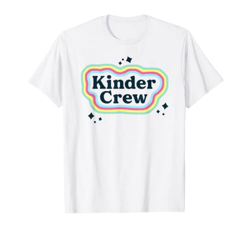 Kinder Crew Maestro de jardín de infantes a juego de regreso a la escuela Camiseta