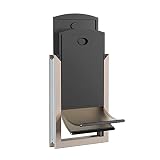 CAREMYWORLD Aluminum Dog Door with Durable Frame, Double Flap Design, Easy DIY Install, Lock Panel I