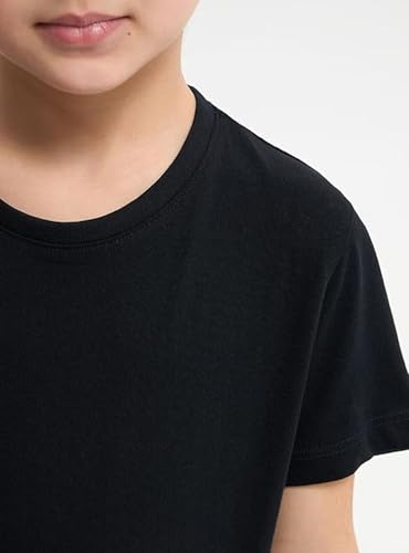 Image of Double F Branded Cotton Bio wash Round Neck Half Sleeve Solid T-Shirt for Boys and Baby