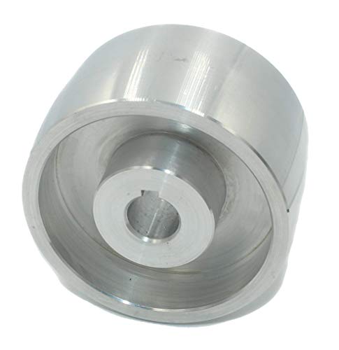 LASANA SMART MACHINES Riemenschleifer-Antriebsrad CNC-bearbeitetes Riemenschleifer-Antriebsrad für Messerschleifer, 100 mm Durchmesser, 5.5 cm breit, 19 mm Bohrung, Nylon, Grob