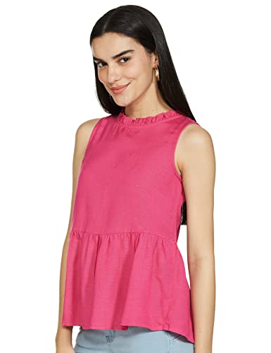 Image of VERO MODA Women's Solid Straight T-Shirt