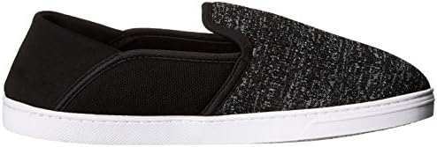 Dearfoams Men's Knit Fold Down Closed Back Slipper, black, XL Regular US | Image 5