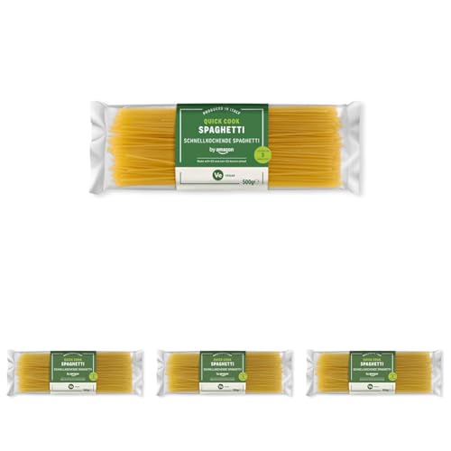 by Amazon Spaghetti A Cottura Rapida, 500g (Confezione da 4)