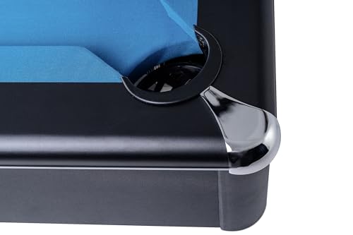 Pool Billardtisch Black Pool 9 ft - 254x127 cm mit Schieferplatte inkl. Montage und Zubehörset von John West Billard – Bild 5