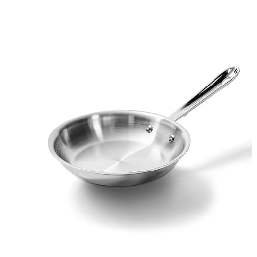 All-Clad D3 Stainless Steel Dishwasher Safe 7.5-Inch Skillet