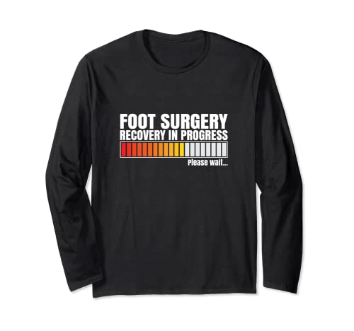 Recuperación de cirugía de pie en curso Manga Larga