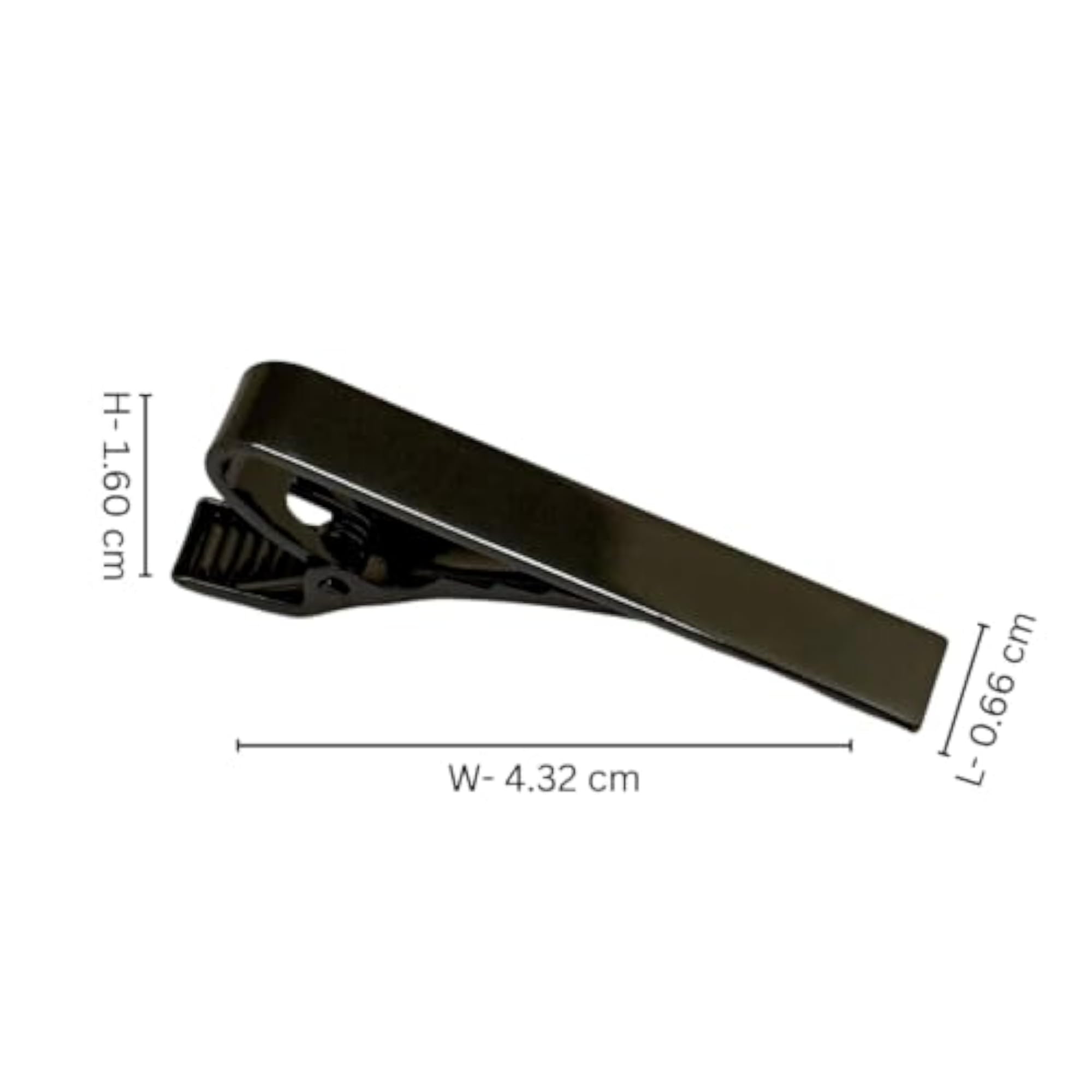Men's Gunmetal Executive Clasp Bar Pin, Stylish