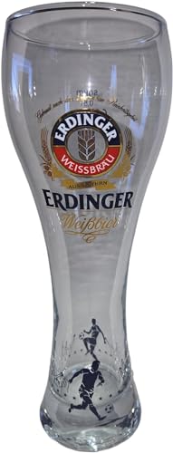 Erdinger Football Cup German Beer Glass .5L Set of Two