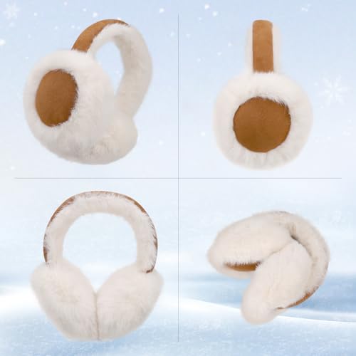 Women Girls Cat Earmuffs, Winter Warm Glitter Earmuffs for Girls Cute Catear Ear Covers3