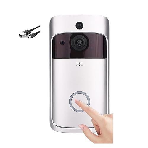 WAFOHSR Smart IP Video Intercom WiFi Door Phone Timbre De La Puerta Cámara Alarma IR Cámaras Seguridad Inalámbricas Audio Bidireccional(Standard)