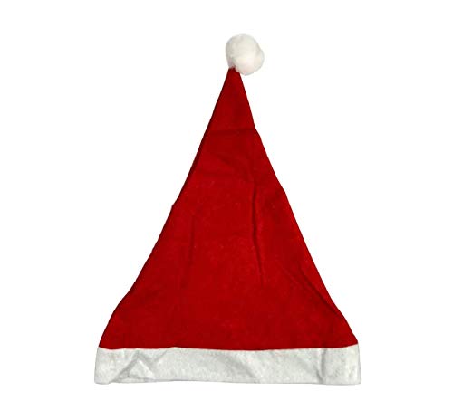 Kit 6 Gorros Papai Noel Enfeite Natalino Fantasia Natal