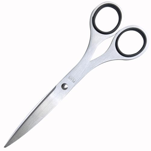 Amazon | プラス はさみ ステンレスハサミ 刃渡り69mm NO.165 BK