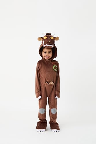 Blues Group Officially Licensed Gruffalo Unisex Kids Full Suit Costume | World Book Day Dress-Up and Role Play | Ages 38 | (6-8 Year)