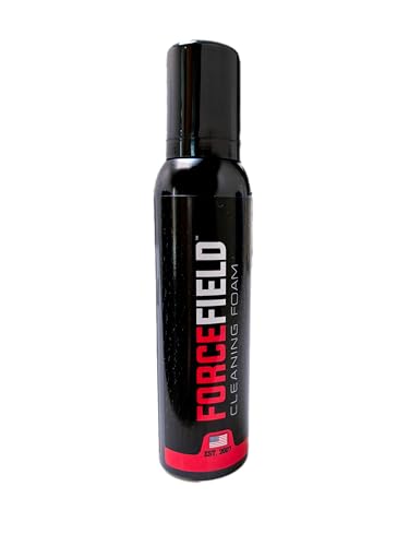 Forcefield Cleaning Foam for Sneakers – Quick, Powerful Foam Cleaner for Leather, Canvas, Nylon, Mesh & Vinyl Shoes – 150ml Easy Spray Bottle – Not for Suede or Nubuck