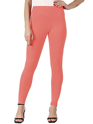Image of Saundarya Women's Regular Fit Ankle Length Leggings Sizes: Small Size (S /M) for 26-30 inches Waist, Regular Size (L /XL) for 30-36 inches Waist and Plus Size (Plus Size for 36-42 Inches Waist)