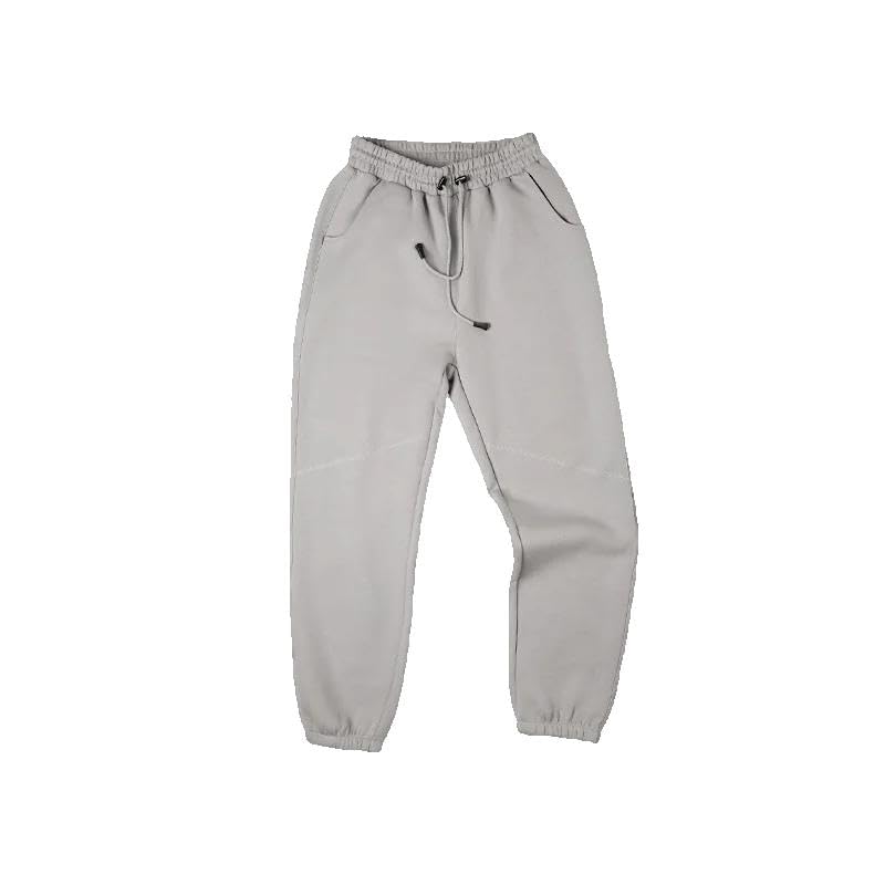 Xingfenly Casual Jogging Sweatpants Men Cotton Drawstring Pants Elastic Waist Straight Baggy Trousers Essential Joggers