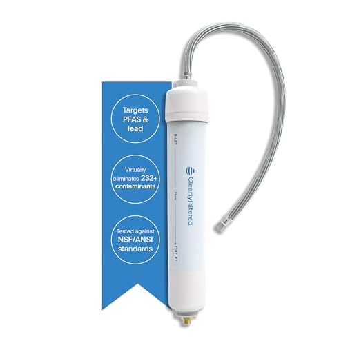 High-Efficiency Inline Water Filter System