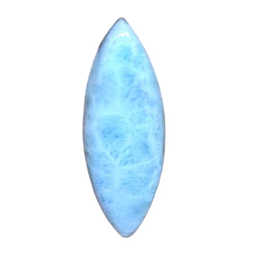 Larimar de qualité gemme de forme marquise pour haute joaillerie DIY