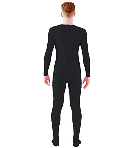 Ensnovo 66-03-0122-BLACK-XL Adult Spandex One Piece Unitard Full Body Suit Costume Black thumb #6