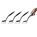 Produktbild VonBueren 4 x Spülbürste schwarz | 29 x 5,5 cm je Geschirrbürste | Küchenbürste/Bürsten für die Küche und zur Reinigung | Spülbürsten | Bürste mit ergonomischem Griff | Reinigungsbürste