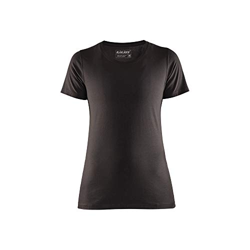 Camiseta de mujer Blåkläder 3334 regular fit color negro puro ideal para vestuario laboral