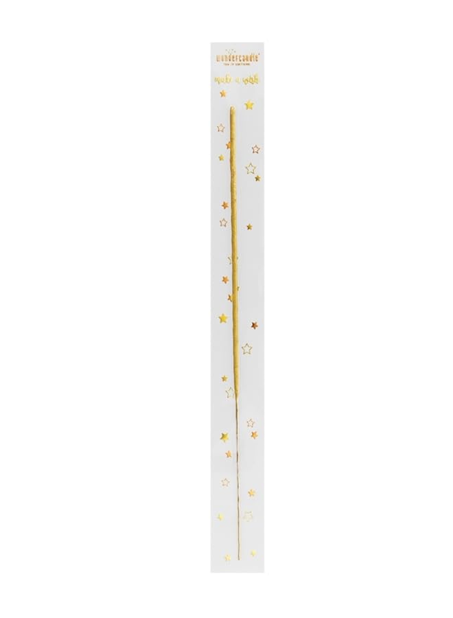 Wonder-Candle Gold Celebration Candle Elegant Gold Decorative Cake Topper Candle Perfect For Birthdays Anniversaries And Special Occasions 1 Piece Made In Germany