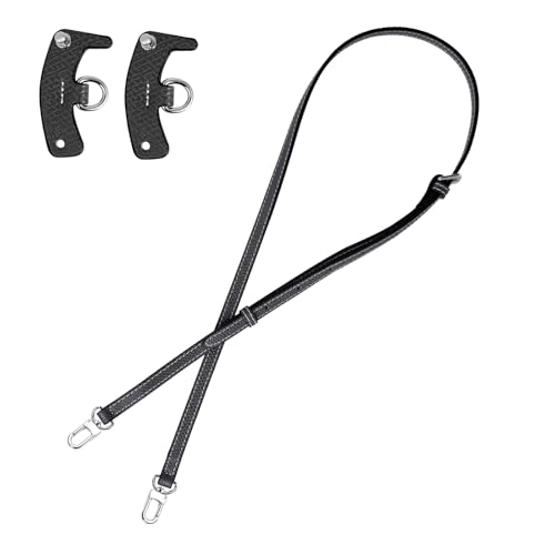 Image of Hap Tim Leather Purse Straps, Adjustable Replacement Crossbody Shoulder for Handbag, Mini Bag, Cross Body Purse