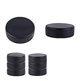 CJCHUHAI 6pcs Foam Ice Hockey Pucks 3 Inch Lightweight Practice Pucks for Practice and Classic Training, Suitable for Use, Lightweight Hockey Equipment, Safe Official Size for Kids and Adults