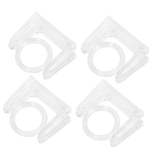 Perchas para cortinas ABS autoadhesivas con acabado cromo brillante, 20 piezas 7
