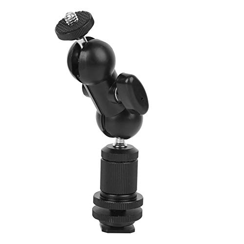 RockVOQRN Liga De Alumínio Preto Seção Universal Ajustável Montagem De Sapata Braço Mágico Para Moni