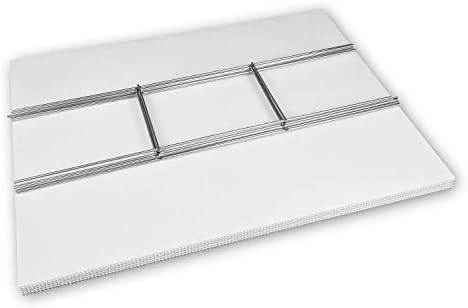 Box of 5 Quantity Blank Yard Signs 18x24 with H-stakes for Garage Sale Signs, For Rent, Open House, Estate Sale, Now Hiring, or Political Lawn Sign